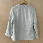French connection grey classic zip blazer size 8UK new