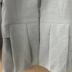 French connection grey classic zip blazer size 8UK new