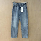 Calvin klein high rise straight light wash denim jeans W25 brand new