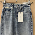 Calvin klein high rise straight light wash denim jeans W25 brand new