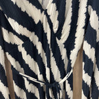 Never fully dressed blue and white midi dress size 16