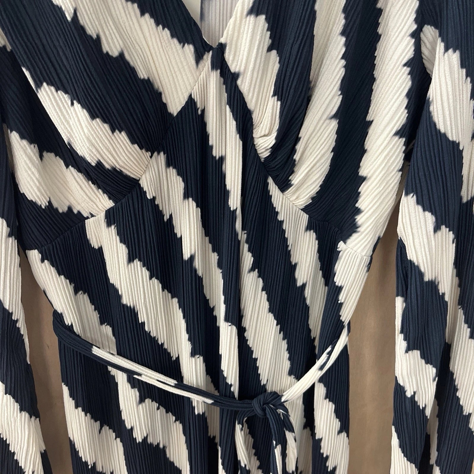 Never fully dressed blue and white midi dress size 16