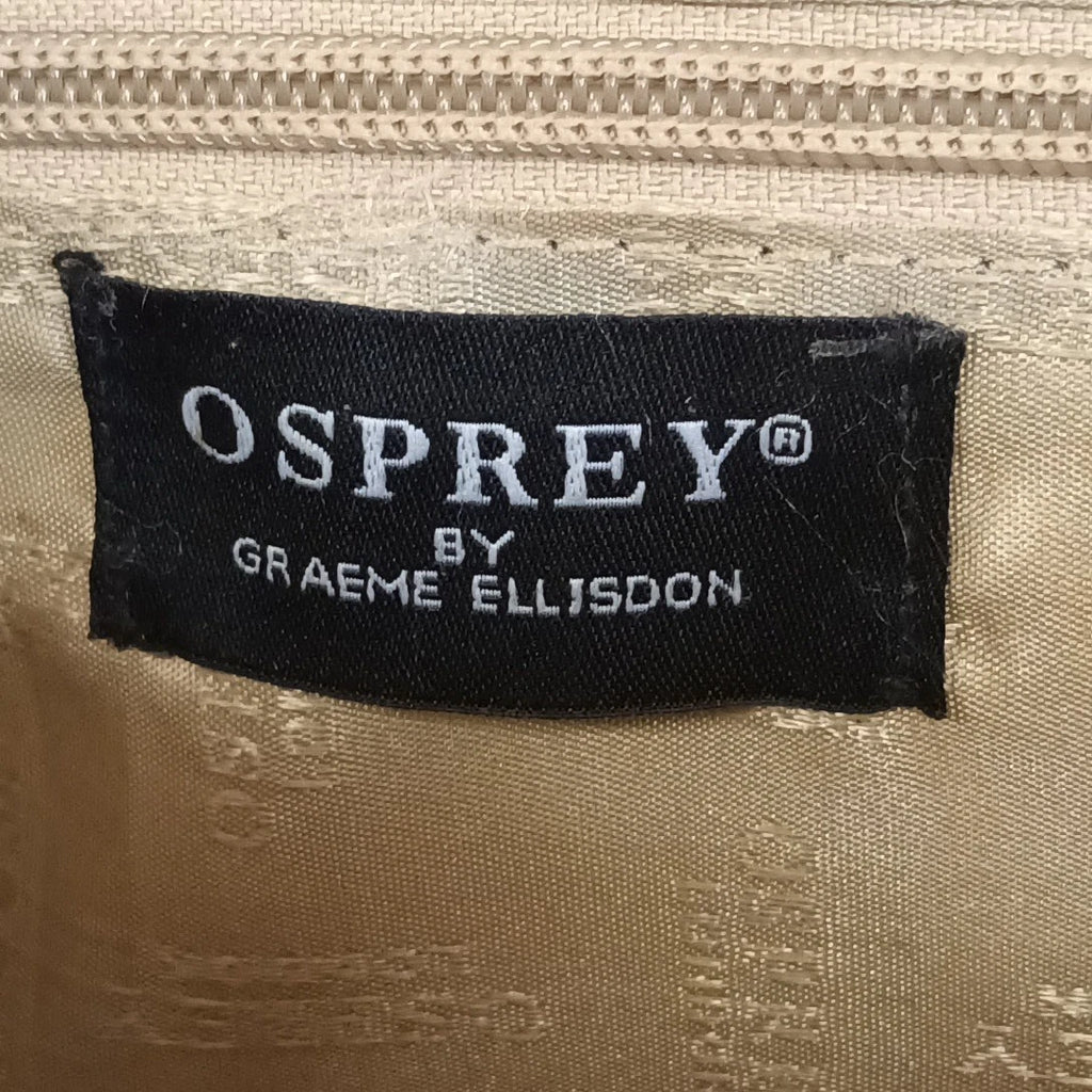 Osprey london brown croc effect faux leather shoulder tote handbag vintage style