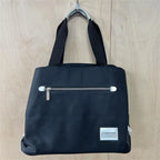 Versace parfums black zipped shoulder bag